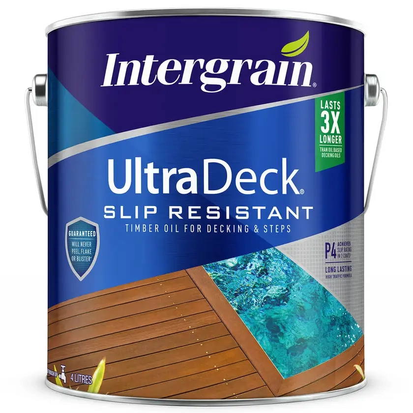 Intergrain UltraDeck Slip Resistant Decking Oil 4L