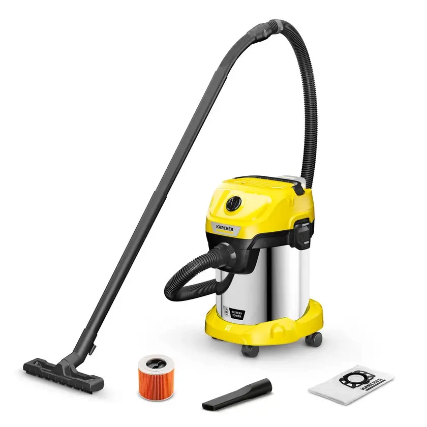 Karcher 18V Cleaners - Wet Dry Vacuum 17L Skin