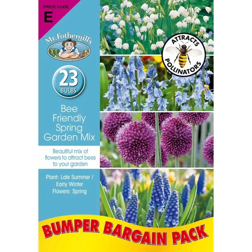 Mr Fothergill’s Bulbs Bee Friendly 23Pk