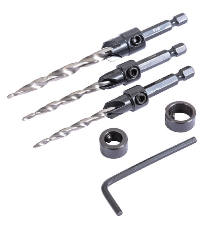 Work Force 5Pce Countersink Wood Drill Set