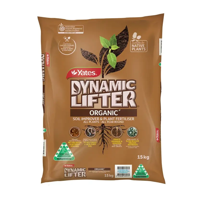 Yates 15Kg Organic Dynamic Lifter - Plant Fertiliser