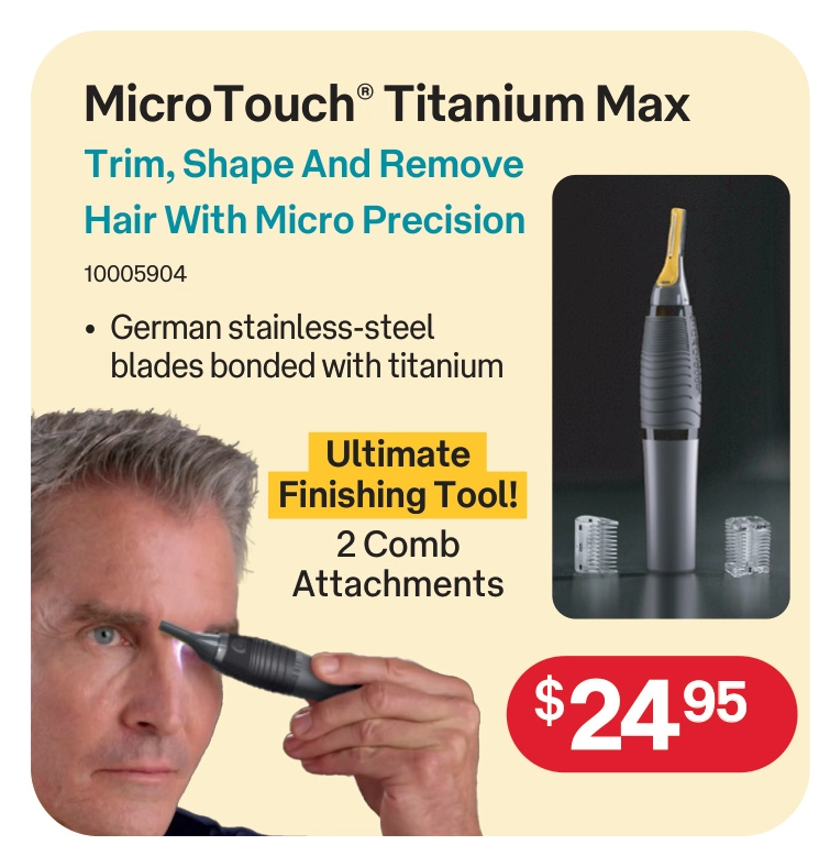 MicroTouch® Titanium Max