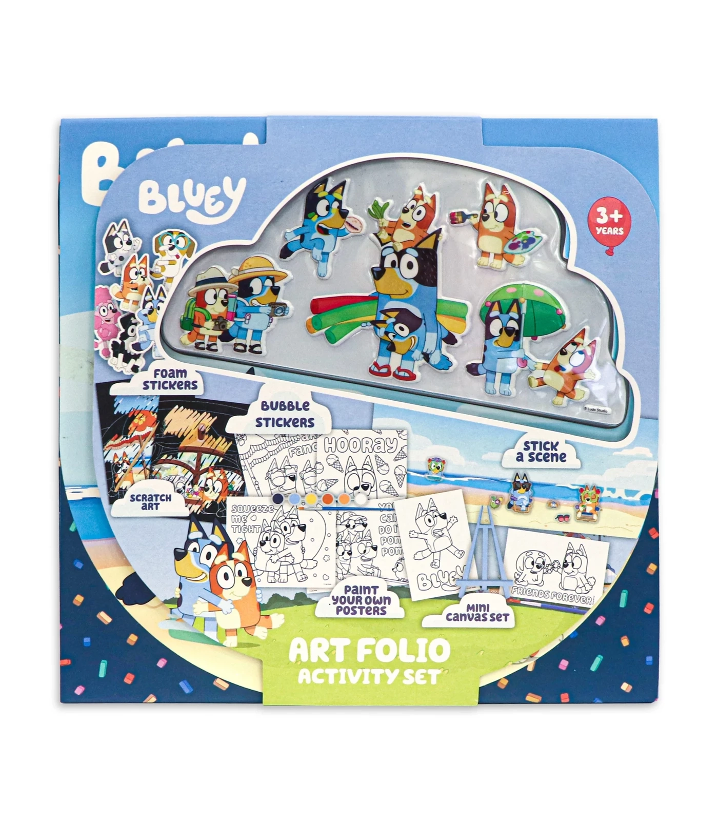 Bluey Art Folio Activity Set