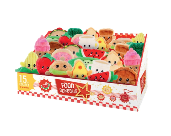 Bobbals 8cm Food Plush Assorted