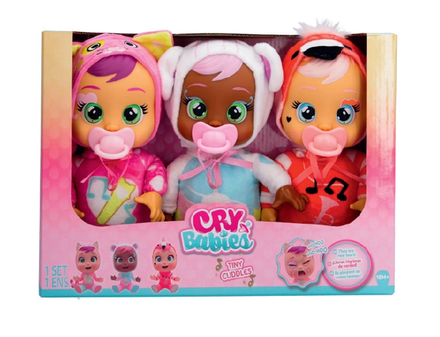 Cry Babies Tiny Cuddles Music 3 Pack