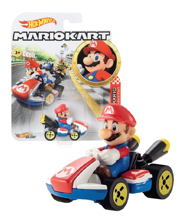 Hot Wheels Mario Kart Character Vehicle Assorted