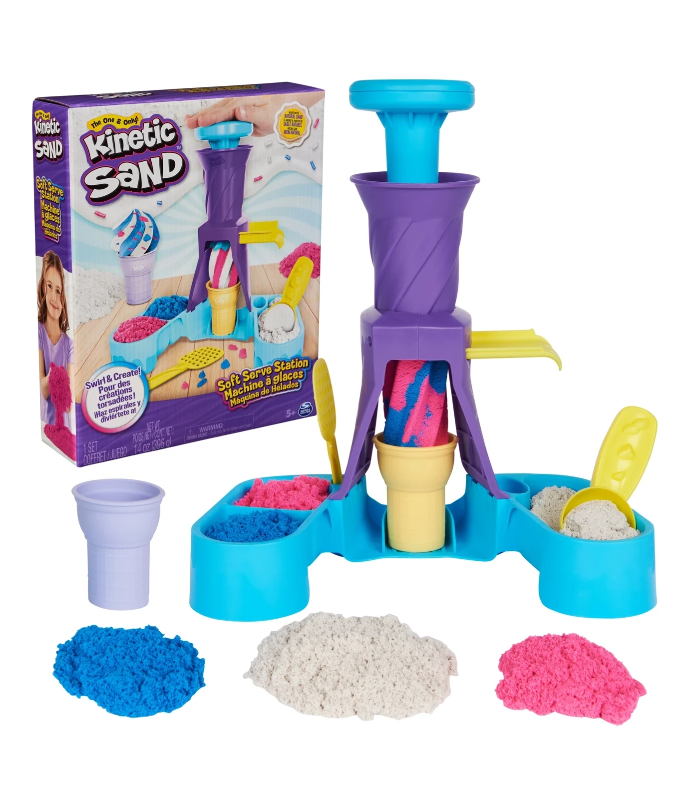 Kinetic Sand Soft Serve Station