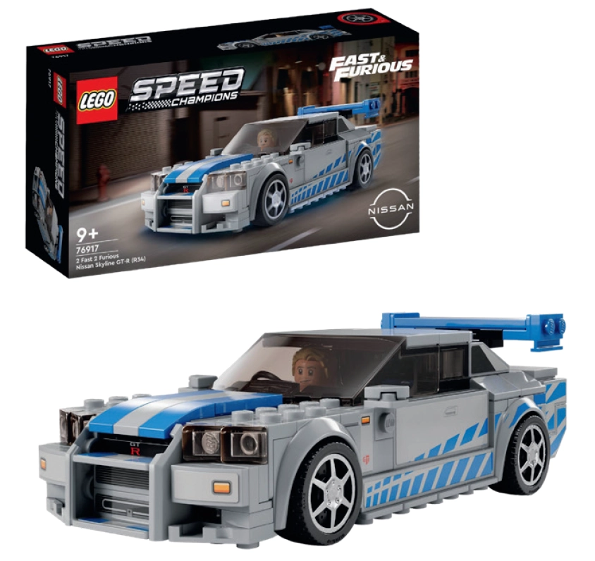 LEGO Speed Champions 2 Fast 2 Furious Nissan Skyline GT-R (R34) 76917