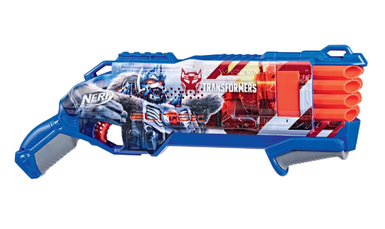 NERF Transformers Optimus Primal Blaster