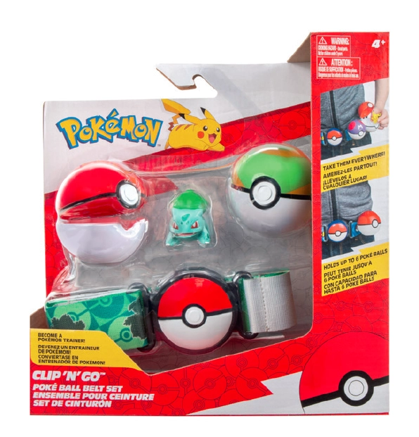 Pokemon Clip ‘N Go Poke Ball Belt Set Assorted