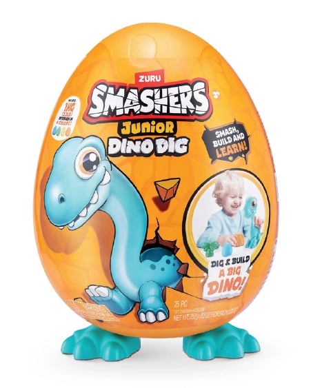 Smashers Junior Dino Dig Large Egg Assorted