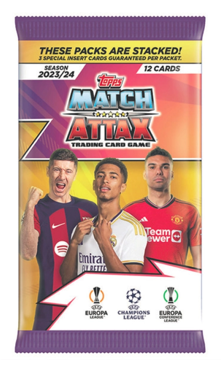 UEFA TCG: Topps Match Attax 23/24 Single Pack Assorted