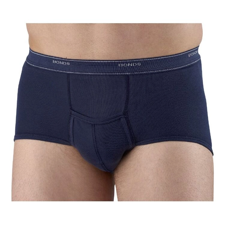 Bonds Men's Full Support Brief Navy