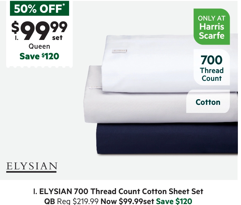 Elysian 700 Thread Count Cotton Sheet Set Grey