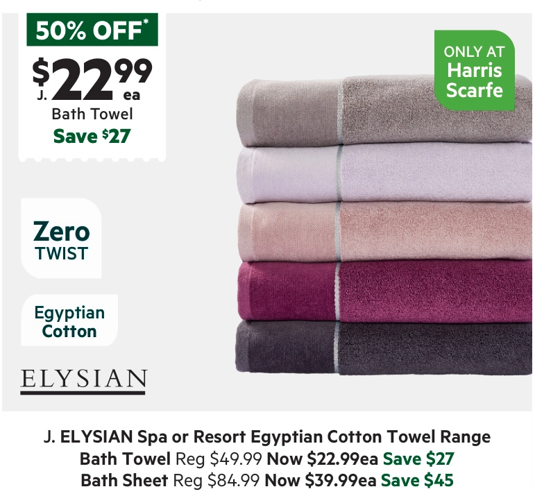 Elysian Spa Egyptian Cotton Towel Collection Charcoal