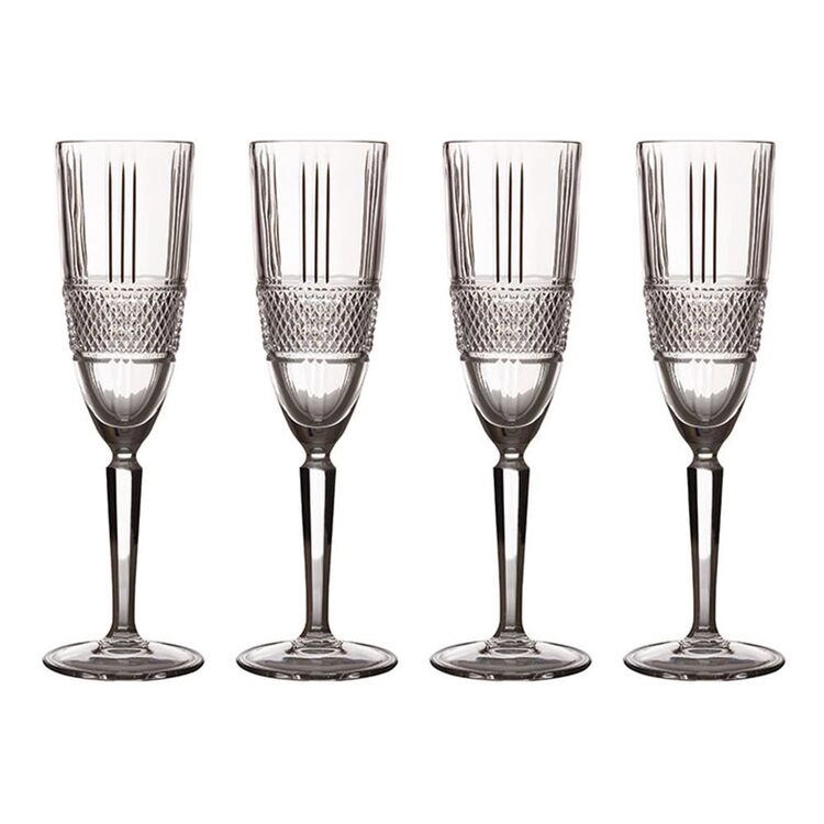 Maxwell & Williams Verona 150 ml 4-Piece Champagne Flute Set