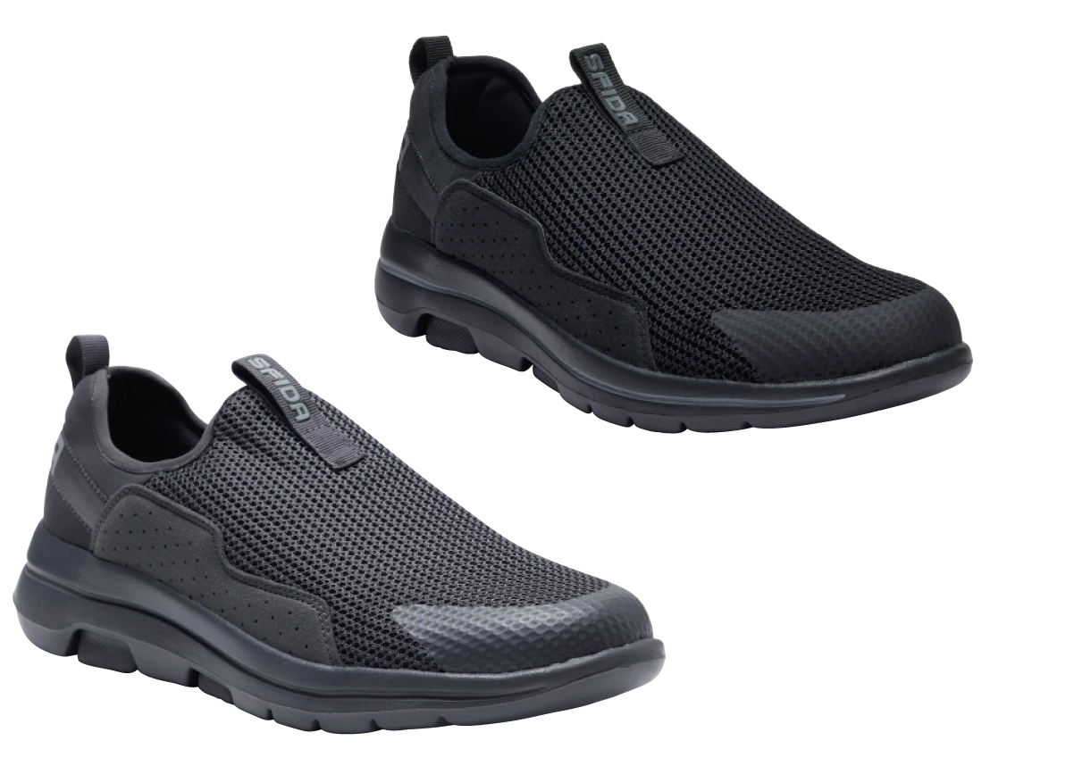 Sfida Men's Stack Slip On Leisure Shoe Black