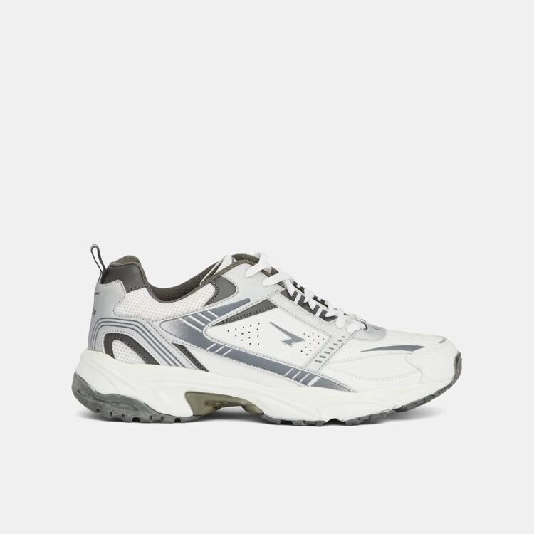 Sfida Men's Trial X-Trainer Silver & White