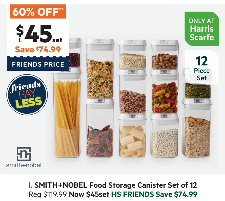 Smith + Nobel Food Storage Canister 12 Pack