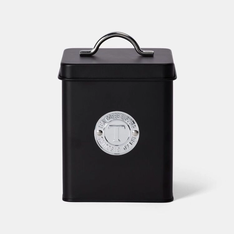 Smith + Nobel Heritage Tea Canister Black