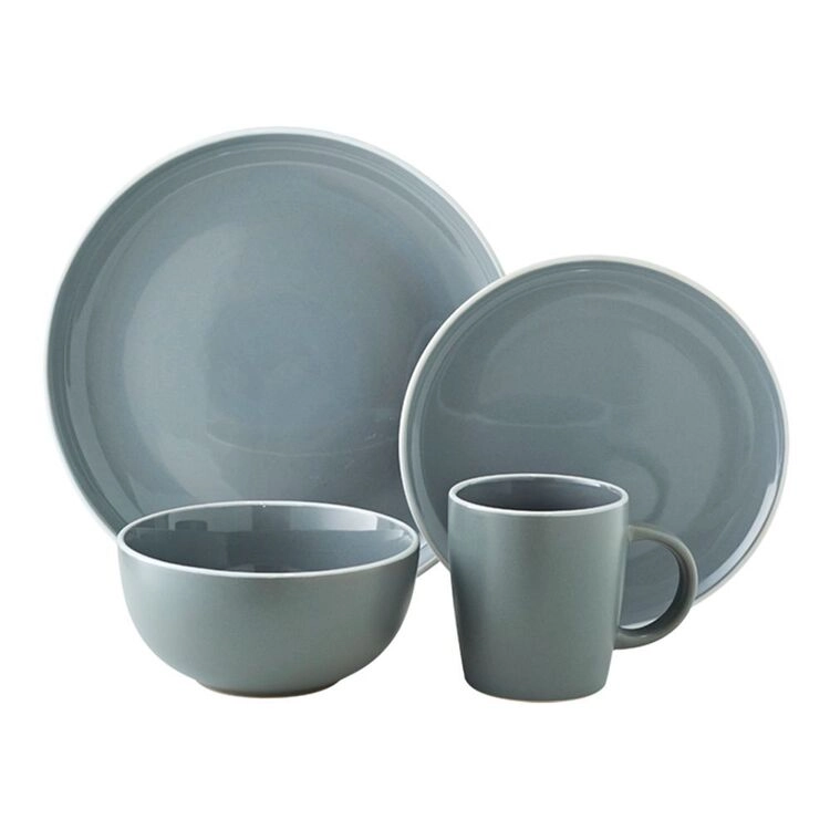 Soren Aurora 16-Piece Dinner Set Grey