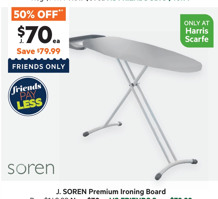 Soren Premium Ironing Board