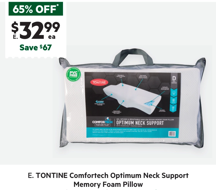 Tontine Optimum Neck Support Pillow