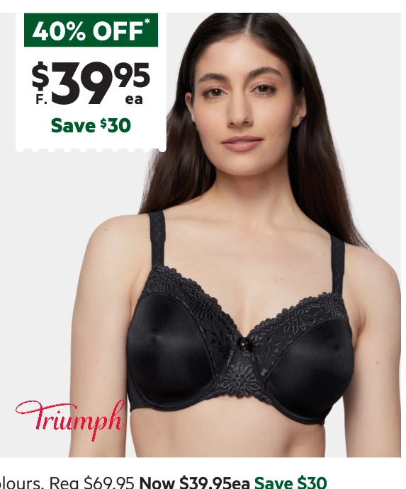 Triumph Women's Ladyform Minimizer Bra Black