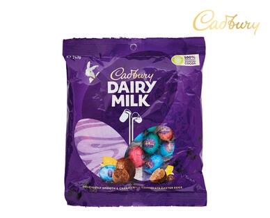 Cadbury Dairy Milk Chocolate Easter Egg Bag 243g