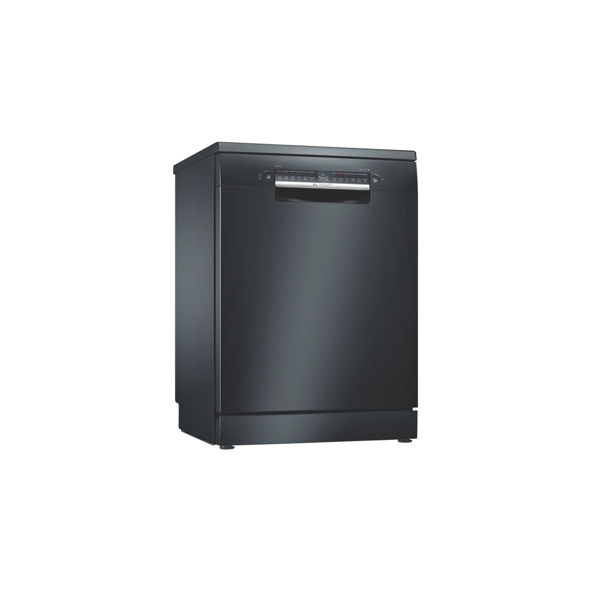 Bosch Series 4 Freestanding Dishwasher Black Inox