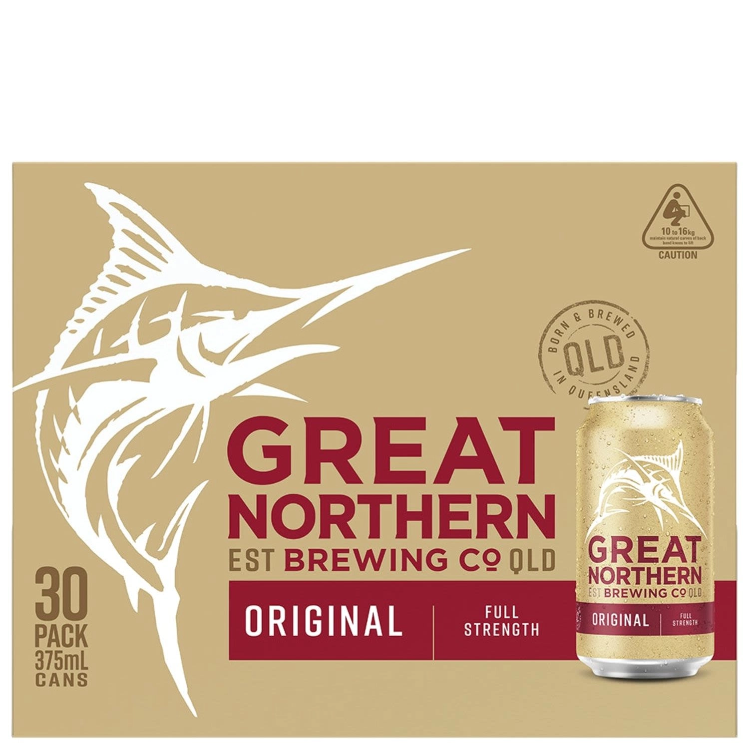 Great Northern Original Block Cans 375mL 30 pack