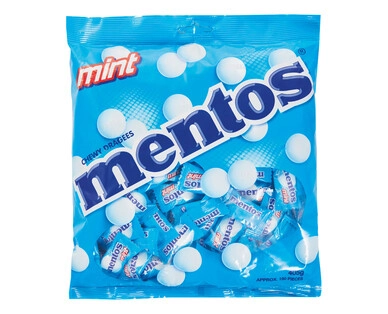 Mentos Mint or Fruit Chewy Bag 405g