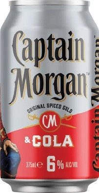 Captain Morgan & Cola 6% 10 Pack