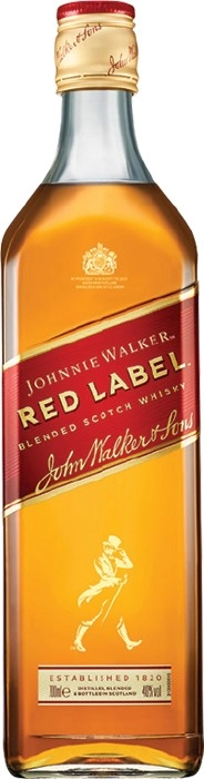 Johnnie Walker Red Label Scotch 1 Litre