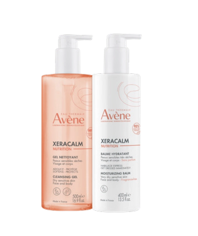 Avène Xeracalm Nutrition Cleansing Gel 500ml Or Moisturising Balm 400ml