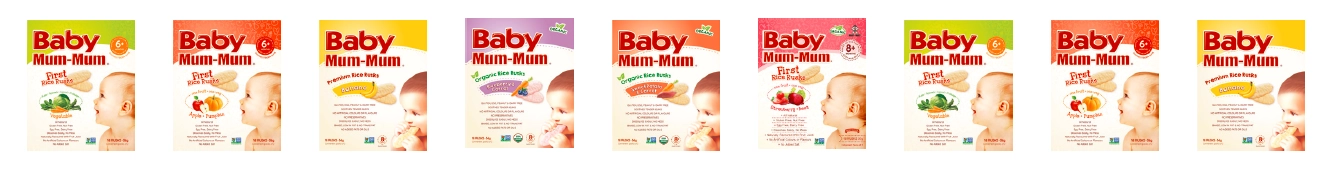 Baby Mum-Mum Rice Rusks 36g Assorted Variants