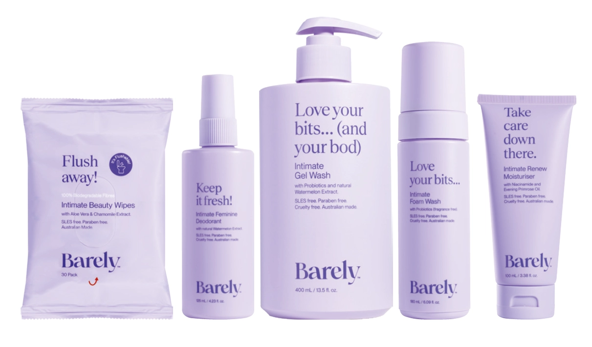 Barely Intimate Skin Care Range