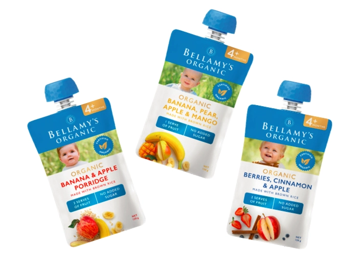 Bellamy’s Organic 120g Pouch Assorted Variants