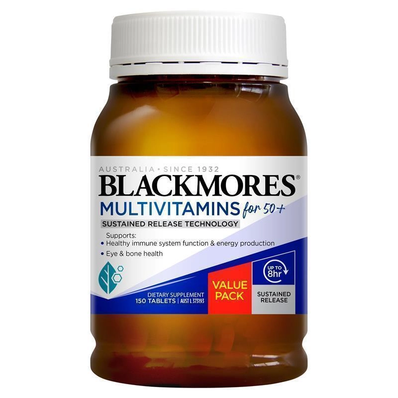 Blackmores Multivitamins for 50+ 150 Tablets