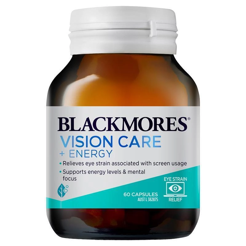 Blackmores Vision Care + Energy 60 Tablets