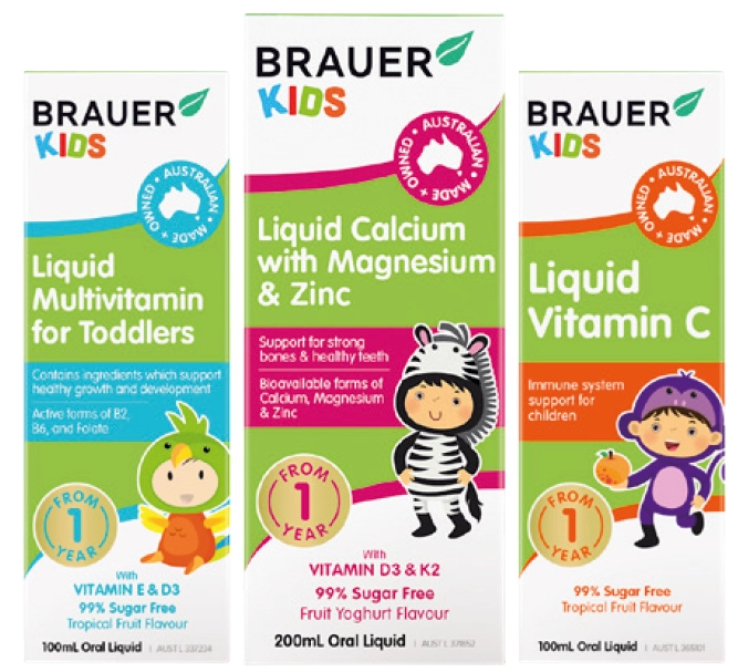 Brauer Kids Liquid 100-200ml Assorted Variants