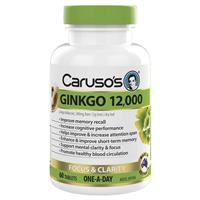 Caruso’s Ginkgo 12000 60 Tablets