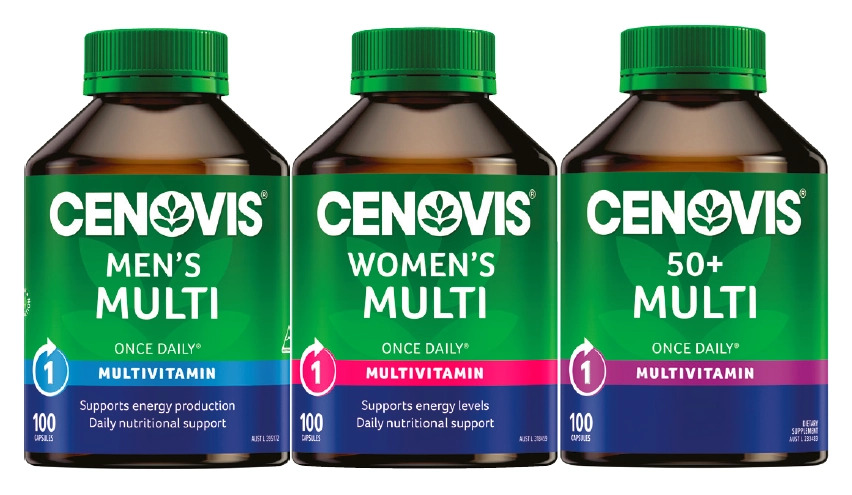 Cenovis Mens, Women’s or 50+ Multi 100 Capsules