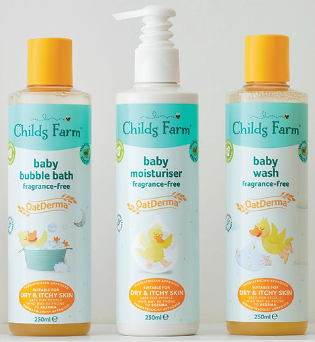 Childs Farm Oatderma Baby Fragrance Free 250ml Assorted Variants