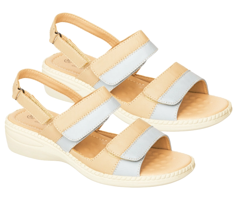 Comfy Shoe Remi Beige/Blue