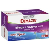 Demazin Allergy + Hayfever Relief 80 Tablets Exclusive Size