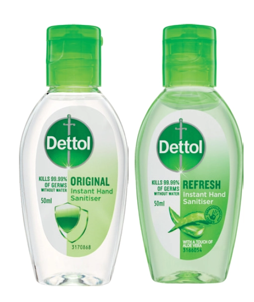 Dettol Instant or Refresh Hand Sanitiser 50ml