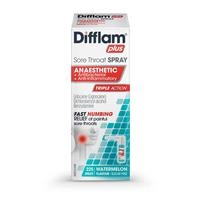 Difflam Plus Sore Throat Anaesthetic Spray Watermelon 30ml