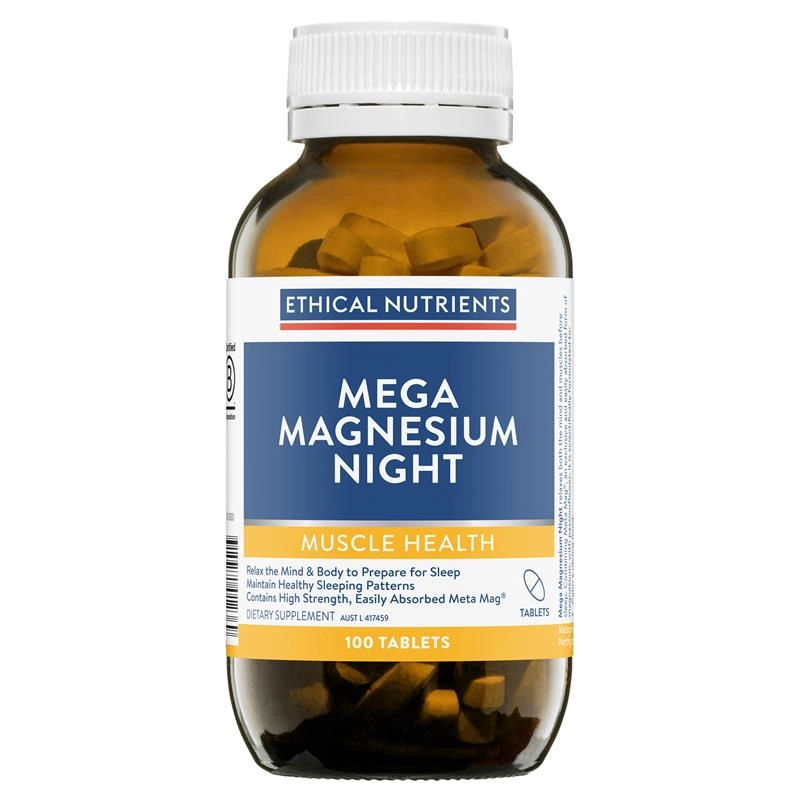 Ethical Nutrients Mega Magnesium Night 100 Tablets