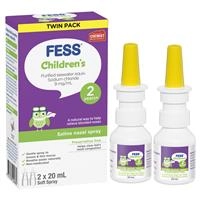 Fess Children’s Nasal Spray 20ml Twin Pack Exclusive Size